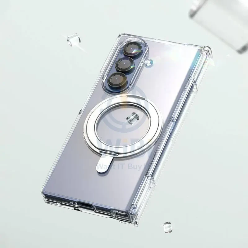 Araree Nukin 360 Magsafe Stand With Hinge Protection Case - Samsung Galaxy Z Fold 7 / Clear