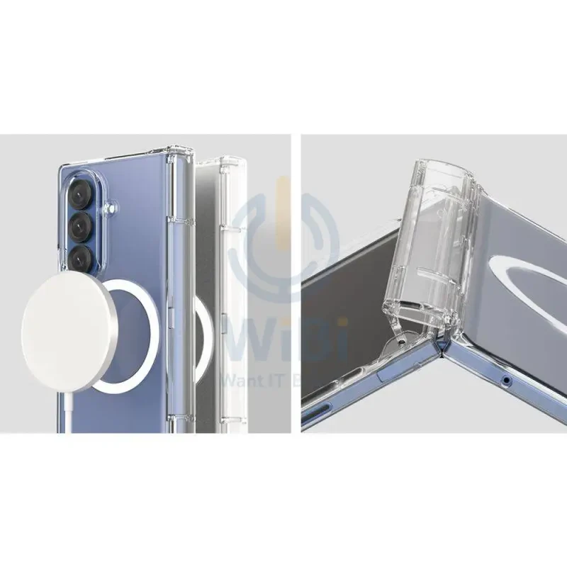 Araree Nukin 360 Magsafe With Hinge Protection Case - Samsung Galaxy Z Fold 7 / Clear