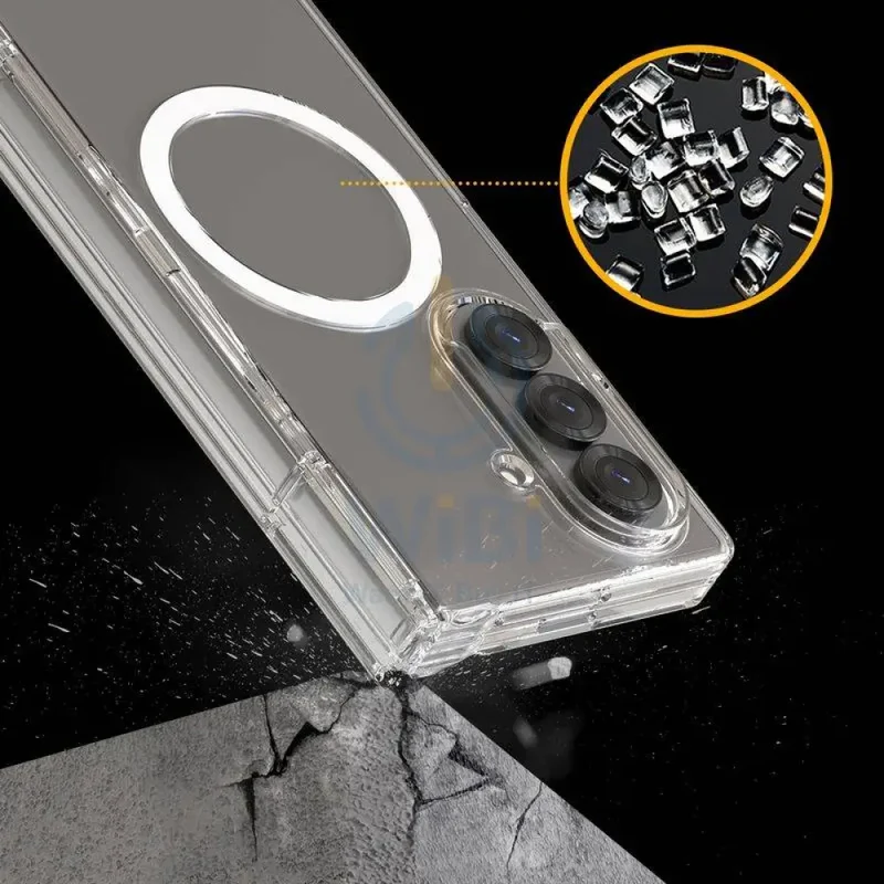 Araree Nukin 360 Magsafe With Hinge Protection Case - Samsung Galaxy Z Fold 7 / Clear