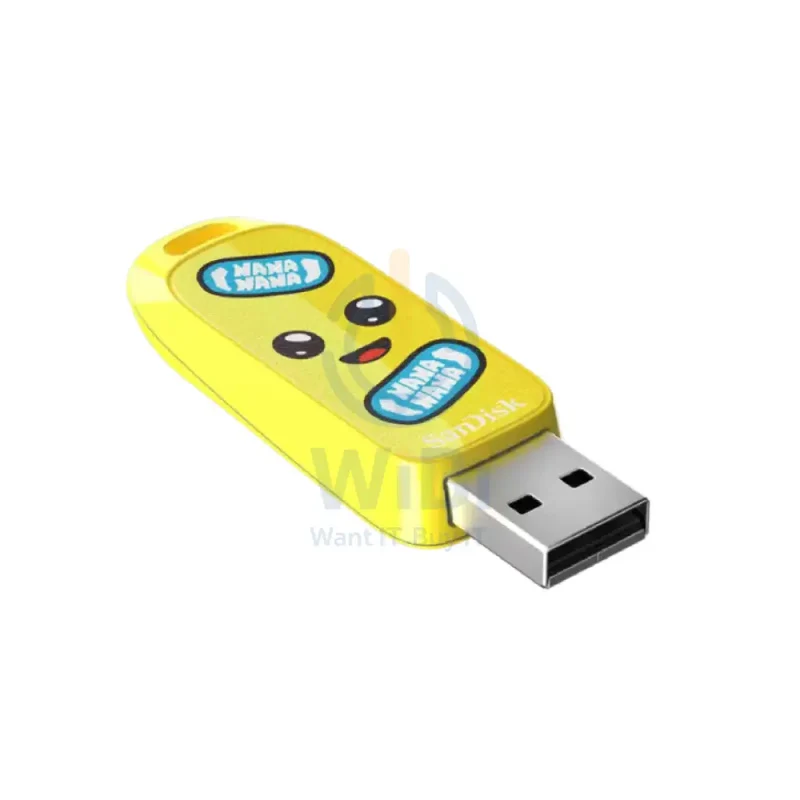 SanDisk Fortnite USB Flash Drive Peely Edition - 128GB / Up to 130MB/s / USB-A 3.2 Gen 1
