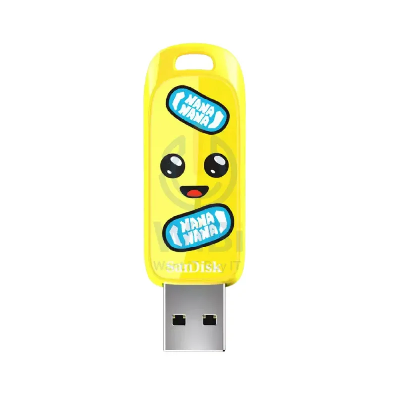 SanDisk Fortnite USB Flash Drive Peely Edition - 64GB / Up to 130MB/s / USB-A 3.2 Gen 1