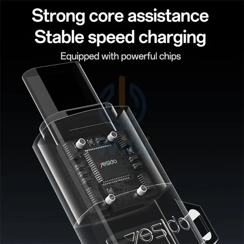 Yesido GS28 Lightning Charging Adapter - 60W / USB-C / Black