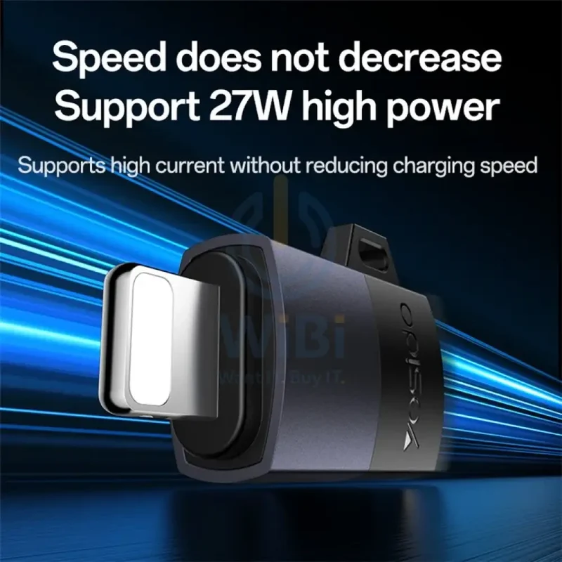 Yesido GS27 USB-C Charging Adapter - Lightning / Black