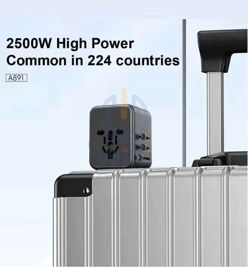 شاحن أسبور A891 بقدرة 12 واط سريع PD - 12 واط / أسود