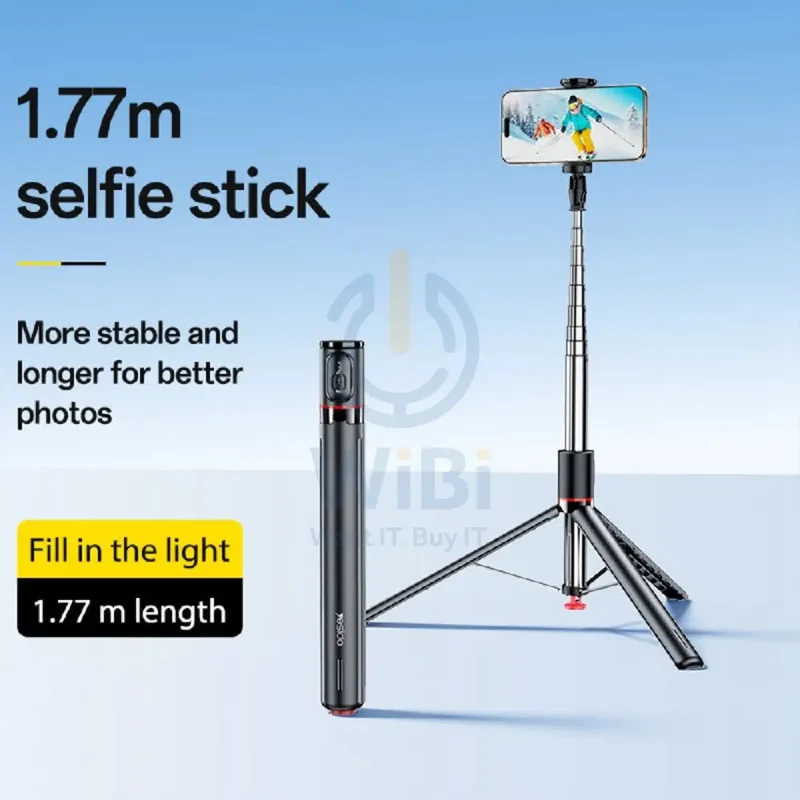 Yesido SF30 Tripod Selfie Stick - Bluetooth / Black