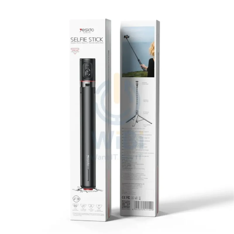 Yesido SF30 Tripod Selfie Stick - Bluetooth / Black