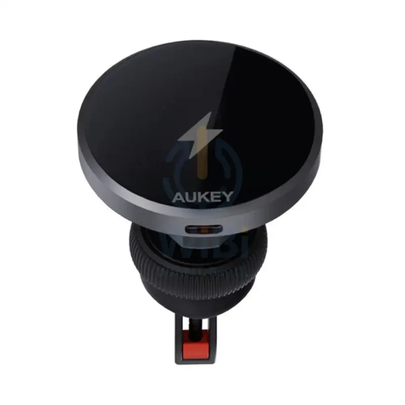 AUKEY Qi2 Wireless Car Vent Charging Mount Holder - 15W / Black