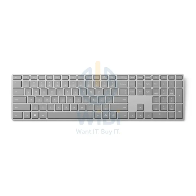 Microsoft Surface Keyboard (2nd Edition) - 2.40GHz / Up to 10m / Bluetooth / English/Arabic - Gray