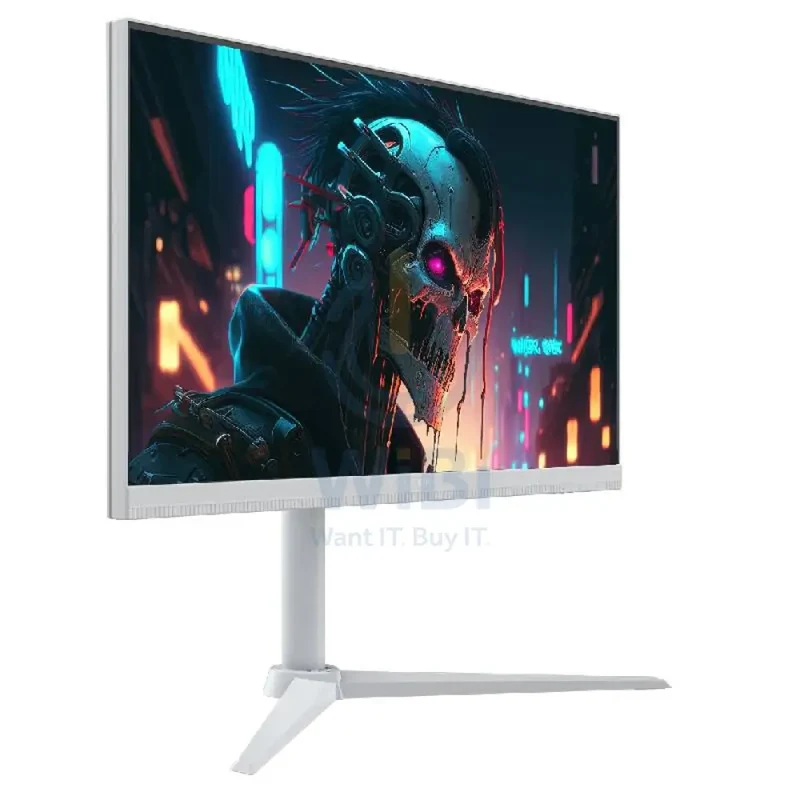GameOn GOA27QHD180IPS Artic Pro Series Gaming Monitor - 27" QHD / 180Hz / DisplayPort / HDMI / Audio Out - White