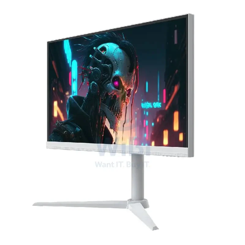 GameOn GOA27QHD180IPS Artic Pro Series Gaming Monitor - 27" QHD / 180Hz / DisplayPort / HDMI / Audio Out - White