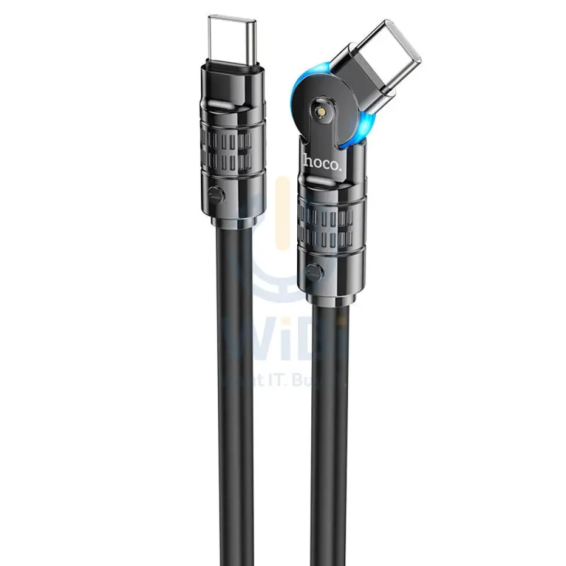 Hoco U118 Triumph Charging Data Cable - Type-C / 60W / 1.2 Meter / Black