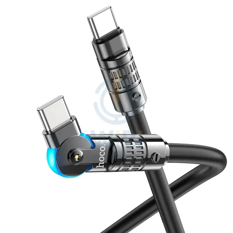 Hoco U118 Triumph Charging Data Cable - Type-C / 60W / 1.2 Meter / Black