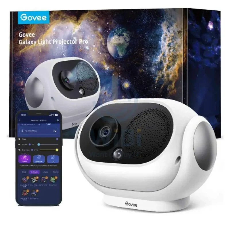 Govee Galaxy Star Projector Pro for Room with 8 Replaceable Discs - LED