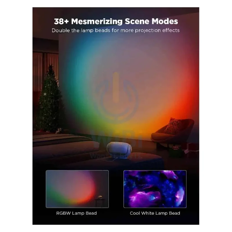 Govee Galaxy Star Projector Pro for Room with 8 Replaceable Discs - LED