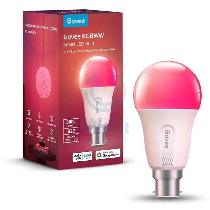Govee Smart Wi-Fi & Bluetooth Light Bulb - 800 Lumens