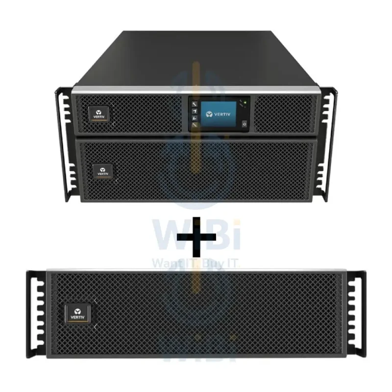 VERTIV Liebert GXT5-5000IRT5UXLN - 5000Watts / 5000VA / Rack(5U) / UPS + VERTIV Liebert GXT5-EBC192VRT3U External Battery Cabinet - Up to 10000VA - Bundle Offer