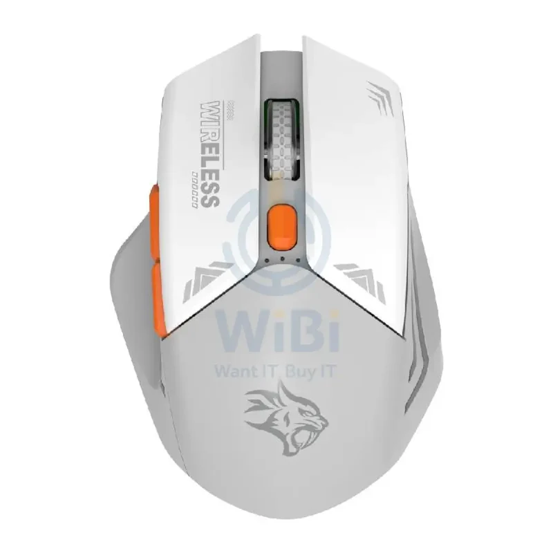 Porodo Gaming Wireless Mouse - 2.4GHz / 1600 Dpi / Bluetooth - Grey