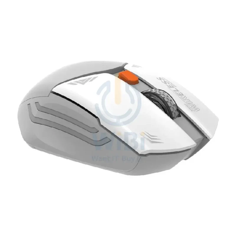 Porodo Gaming Wireless Mouse - 2.4GHz / 1600 Dpi / Bluetooth - Grey