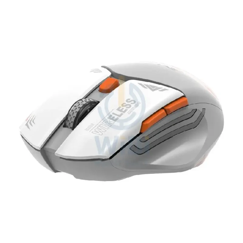 Porodo Gaming Wireless Mouse - 2.4GHz / 1600 Dpi / Bluetooth - Grey