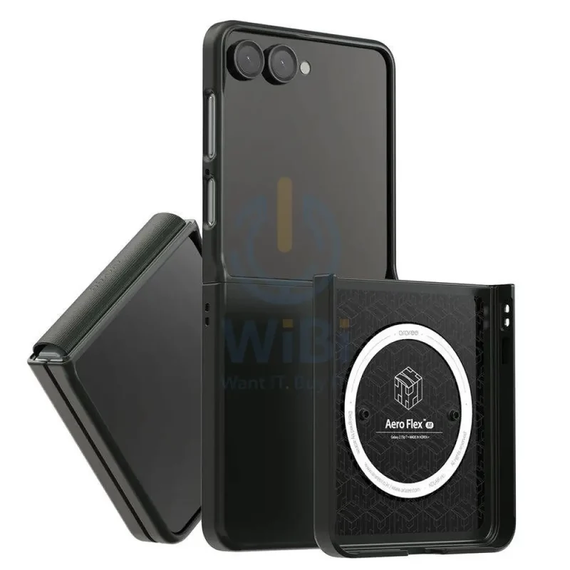 Araree Aero Flex Magsafe Case - Samsung Galaxy Z Flip 7 / Black