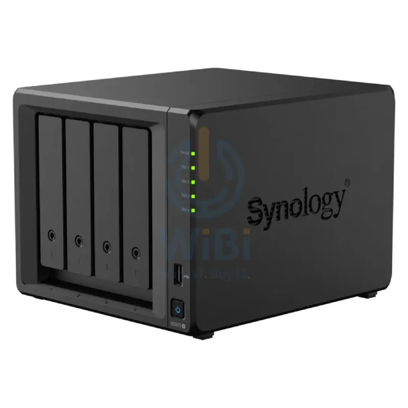 وحدة تخزين شبكية سينولوجي ديسك ستيشن DS925+ - SATA / M.2 NVMe / 4 فتحات / يو إس بي / LAN / مكتبي