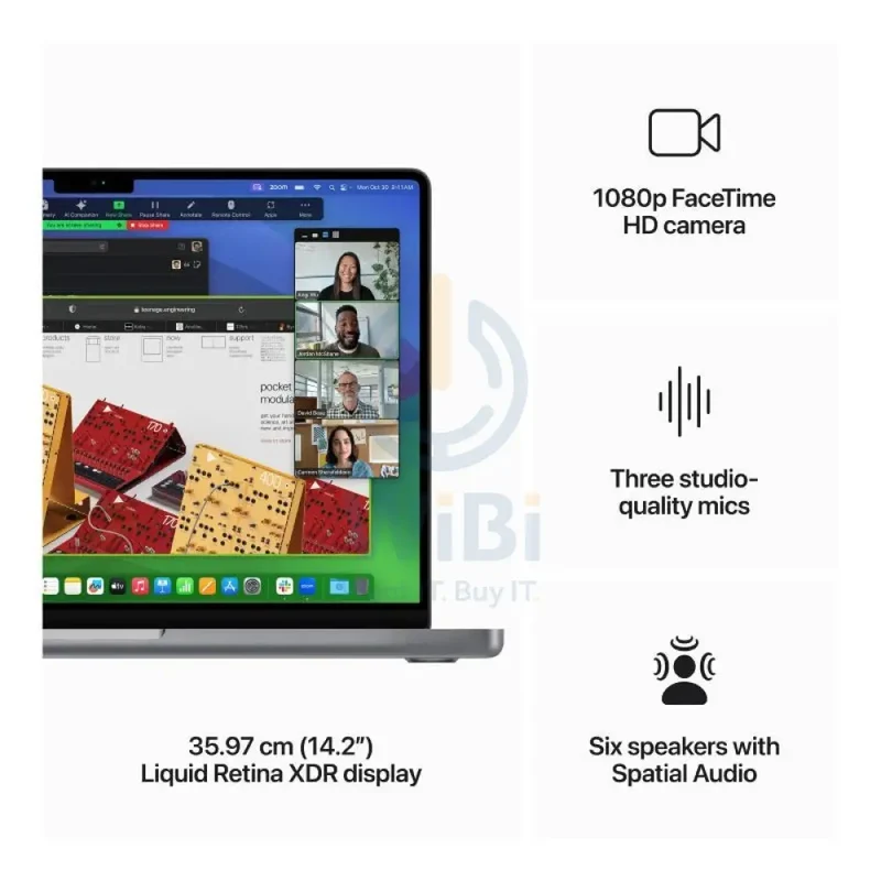 Apple MacBook Pro - 14.2" / M3 / 8-Core CPU / 10-Core GPU / 8GB RAM / 512GB SSD / Arb/Eng / Space Grey / 1YW - MTL73AB/A