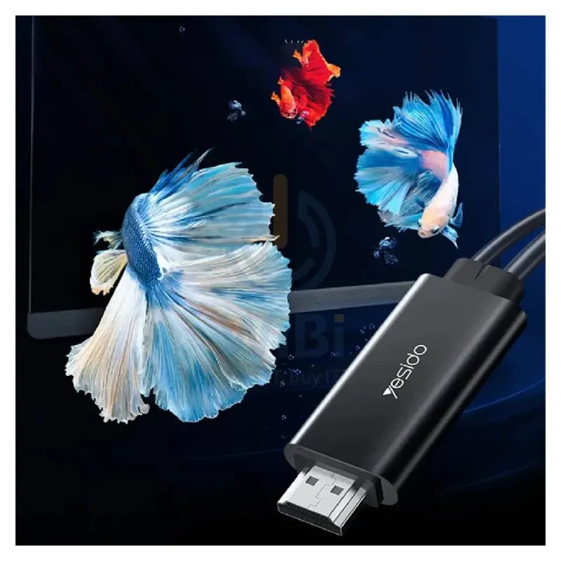 Yesido HM03 Cable Adapter - 4K / 1.8 Meter / HDMI / Type-C - Black