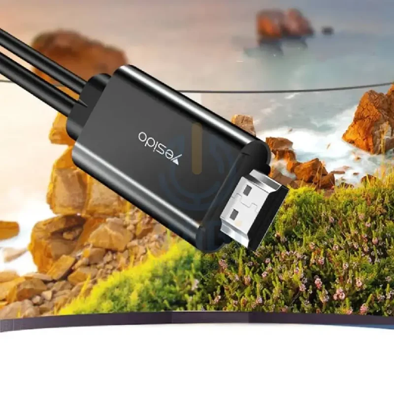 Yesido HM03 Cable Adapter - 4K / 1.8 Meter / HDMI / Type-C - Black