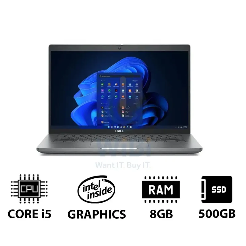 Dell Latitude 5440 - 14.0" FHD / i5 / 8GB / 500GB (NVMe M.2 SSD) / Win 11 Pro / 1YW - Laptop