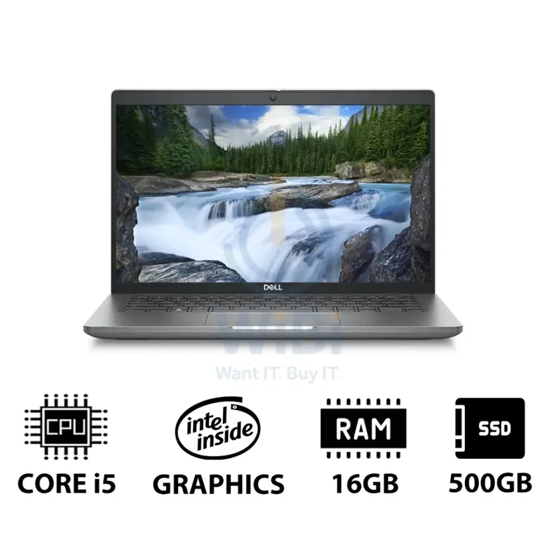 Dell Latitude 5440 - 14.0" FHD / i5 / 16GB / 500GB (NVMe M.2 SSD) / DOS (Without OS) / 1YW - Laptop