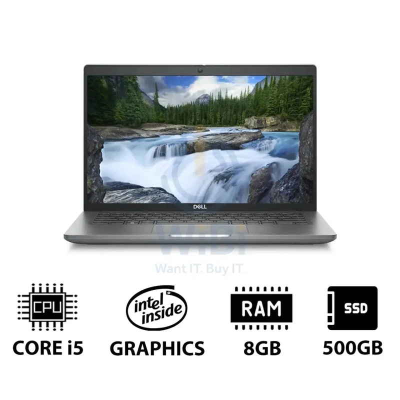 Dell Latitude 5440 - 14.0" FHD / i5 / 8GB / 500GB (NVMe M.2 SSD) / DOS (Without OS) / 1YW - Laptop