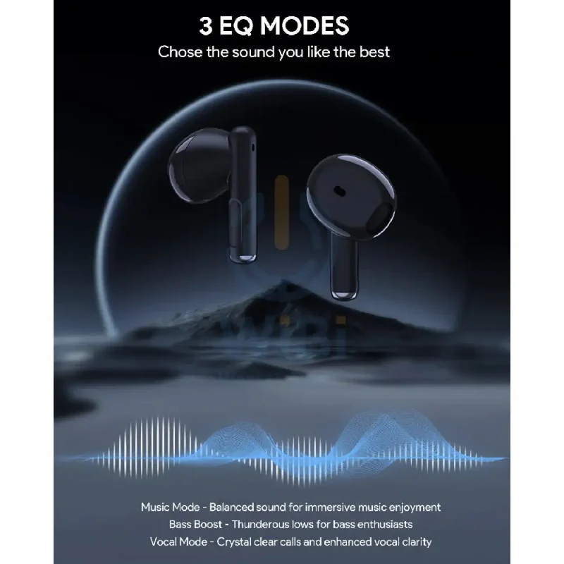 AUKEY EP-M2 True Wireless Earbuds - Bluetooth / 320mAh / Black