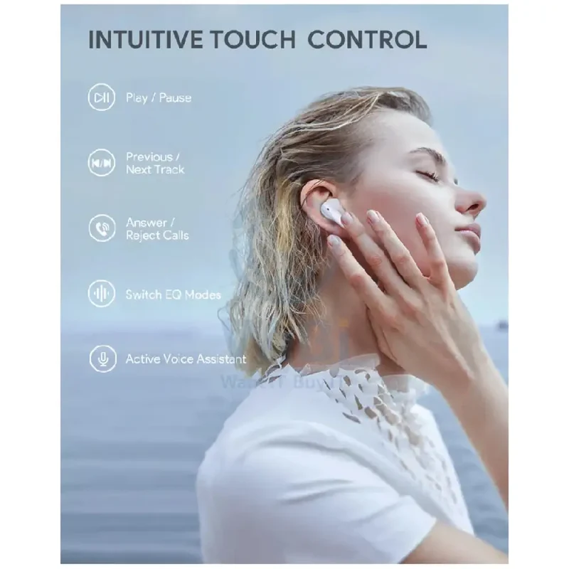 AUKEY EP-M2 True Wireless Earbuds - Bluetooth / 320mAh / White