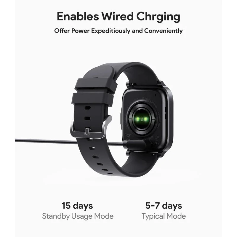 AUKEY SW-1S Smart Watch - 1.69" / Bluetooth / Jet Black