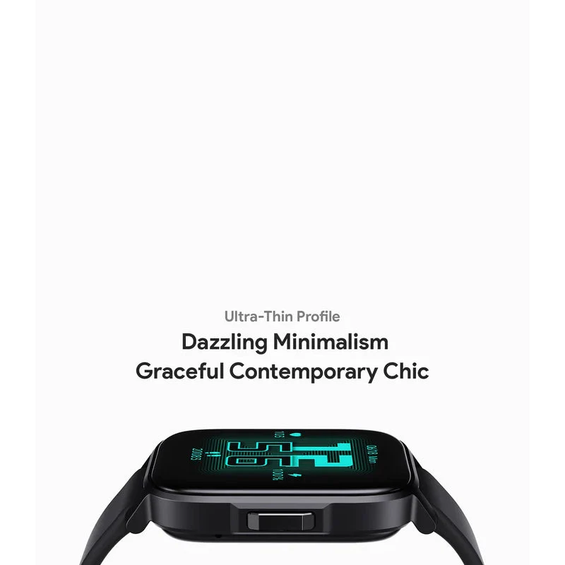 AUKEY SW-1S Smart Watch - 1.69" / Bluetooth / Jet Black
