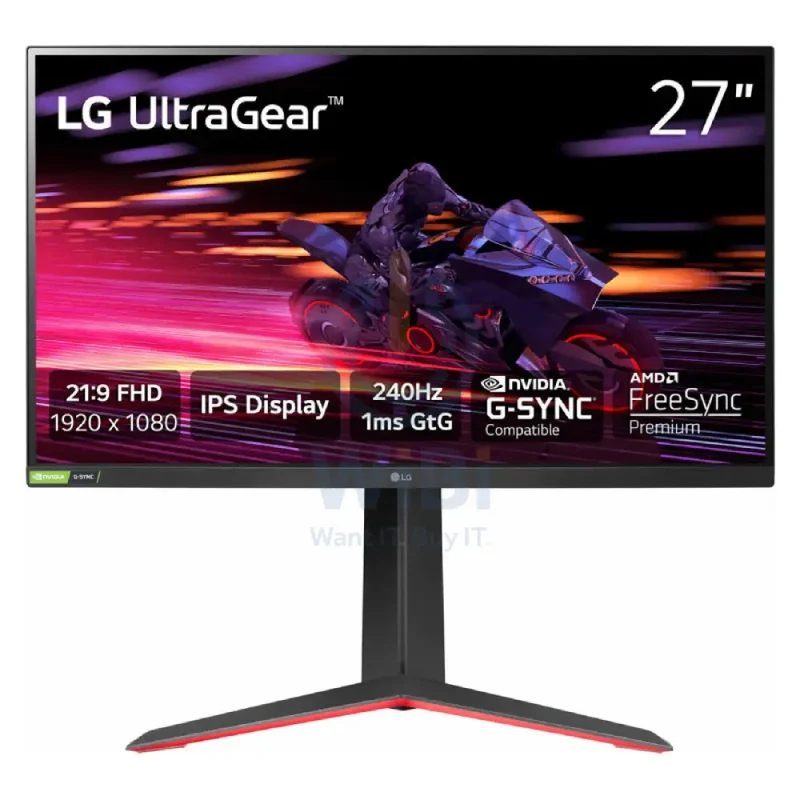 LG UltraGear 27" Gaming Monitor - 27" FHD / 1ms / 240Hz / DisplayPort / HDMI - Gaming Monitor