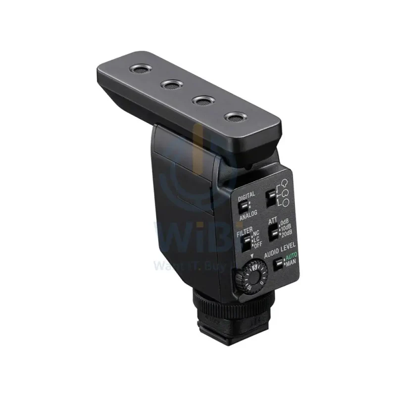 ميكروفون سوني ECM-B10 شوت جن، 16 كيلوهرتز، XLR / أسود