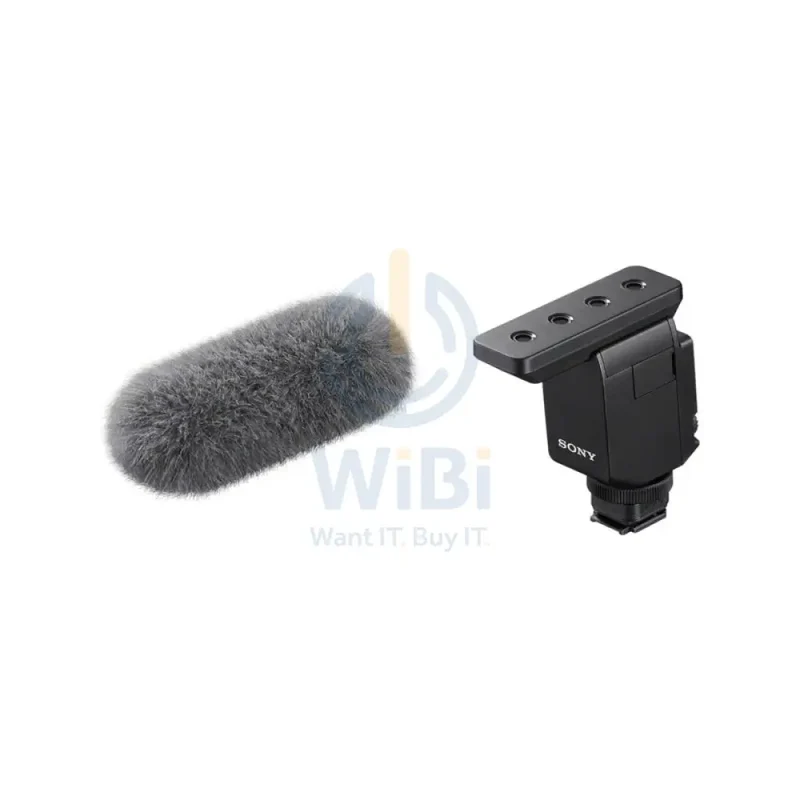 ميكروفون سوني ECM-B10 شوت جن، 16 كيلوهرتز، XLR / أسود