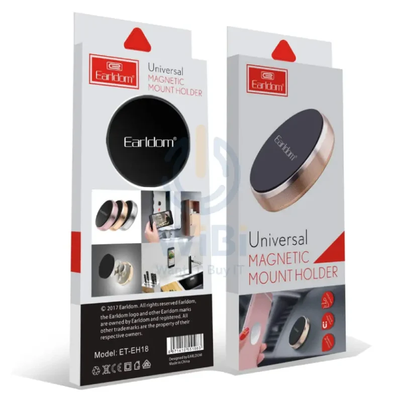Earldom EH18 Universal Magnetic Mount Holder - Black