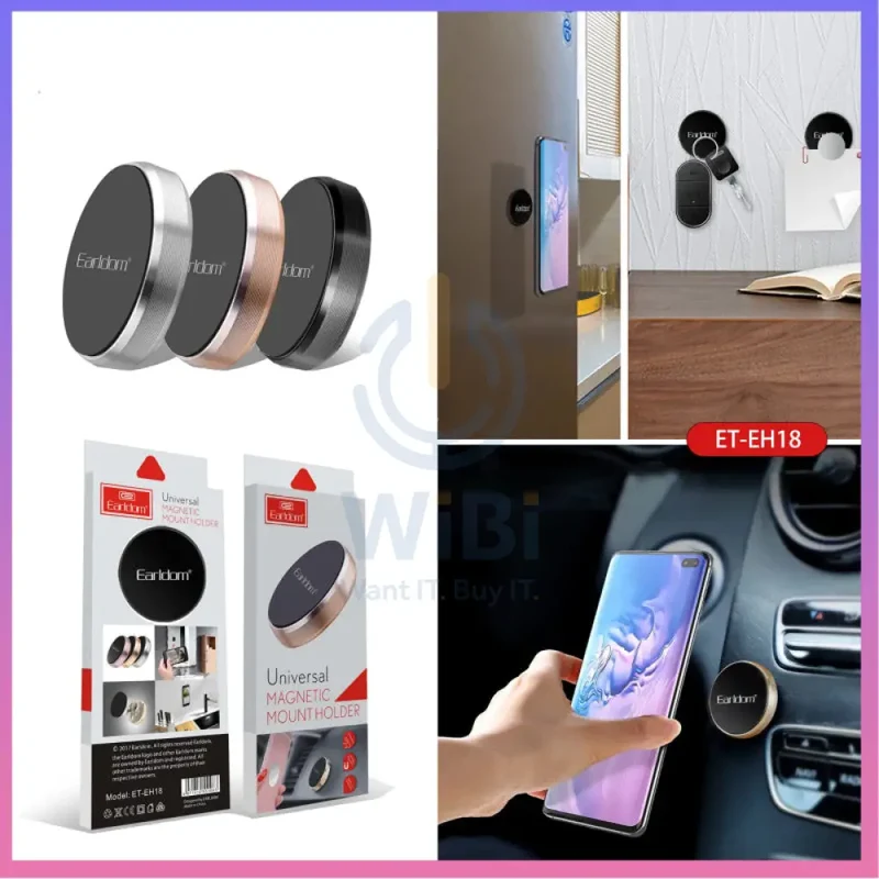 Earldom EH18 Universal Magnetic Mount Holder - Black