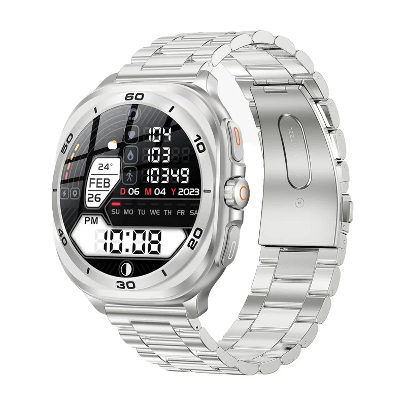 Swiss Military DOM 7 Smart Watch - 1.43" AMOLED / Silver - OPEN BOX