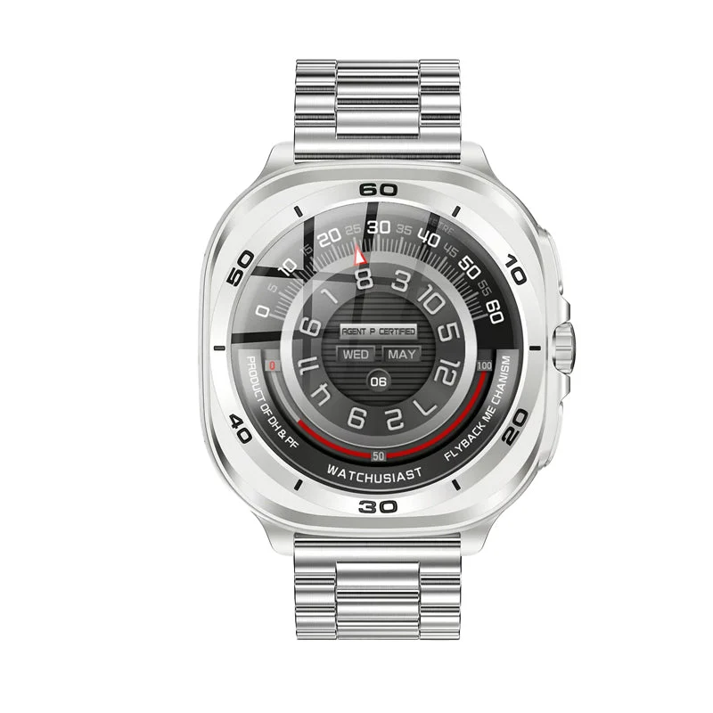 Swiss Military DOM 7 Smart Watch - 1.43" AMOLED / Silver - OPEN BOX