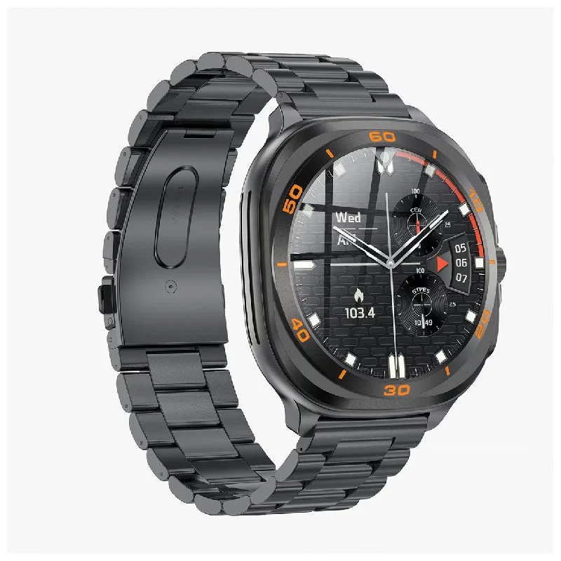 Swiss Military DOM 7 Smart Watch - 1.43" AMOLED / Black Metal Strap