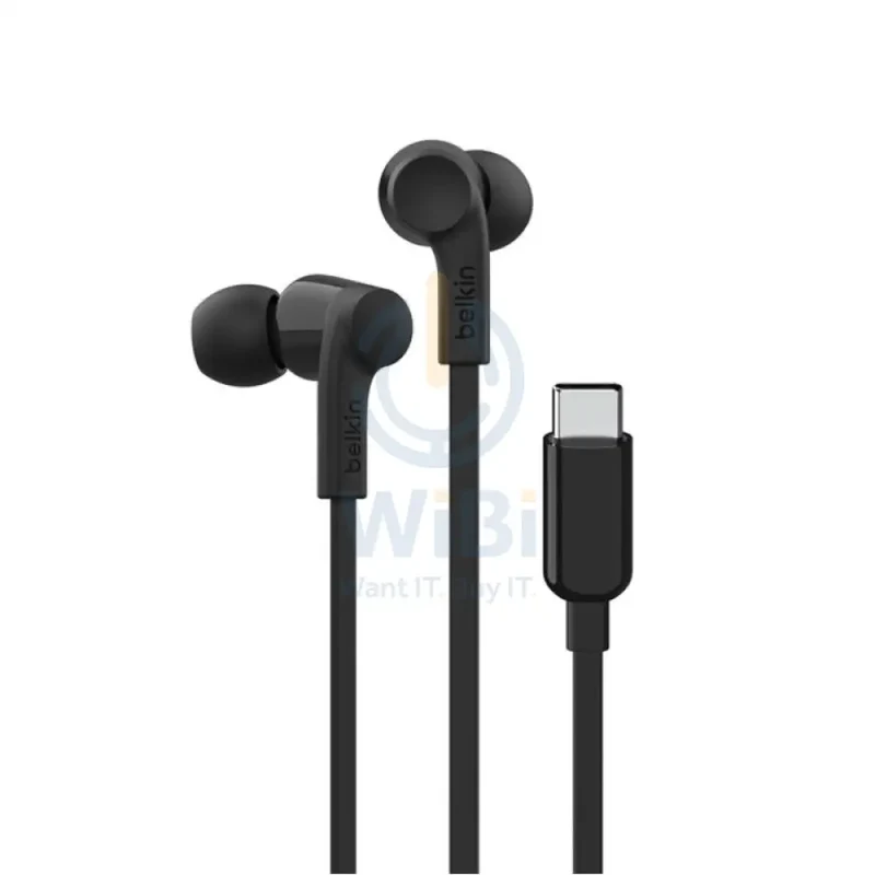 Belkin SoundForm Wired Earphone with USB-C Connector - 1.2 Meter / Black
