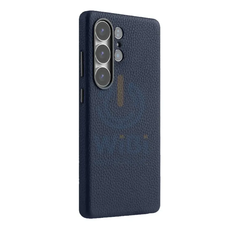 Melkco Origin Series Premium Leather Regal Snap MagSafe Cover - Samsung Galaxy S25 Ultra / Dark Blue