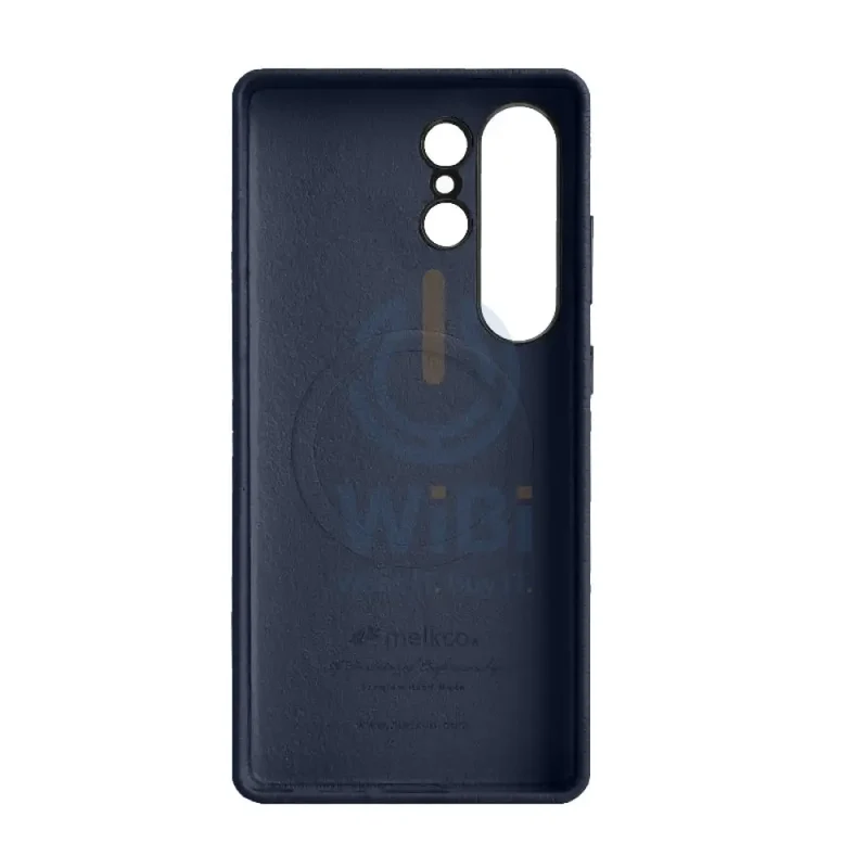 Melkco Origin Series Premium Leather Regal Snap MagSafe Cover - Samsung Galaxy S25 Ultra / Dark Blue