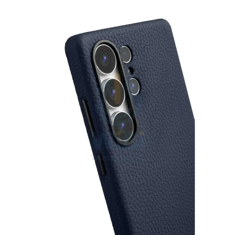 Melkco Origin Series Premium Leather Regal Snap MagSafe Cover - Samsung Galaxy S25 Ultra / Dark Blue