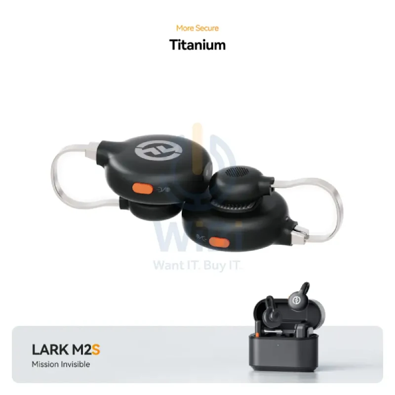 HOLLYLAND LARK M2S Combo (With Camera Rx + USB-C Rx + USB-C To Lightning Cable) - Space Gray