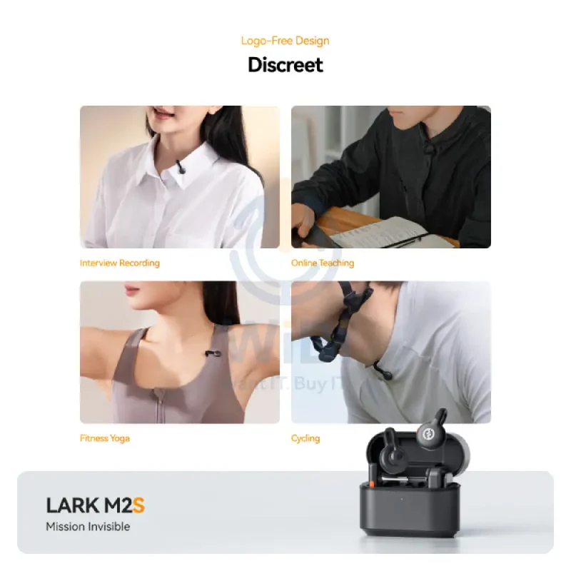 HOLLYLAND LARK M2S Combo (With Camera Rx + USB-C Rx + USB-C To Lightning Cable) - Space Gray