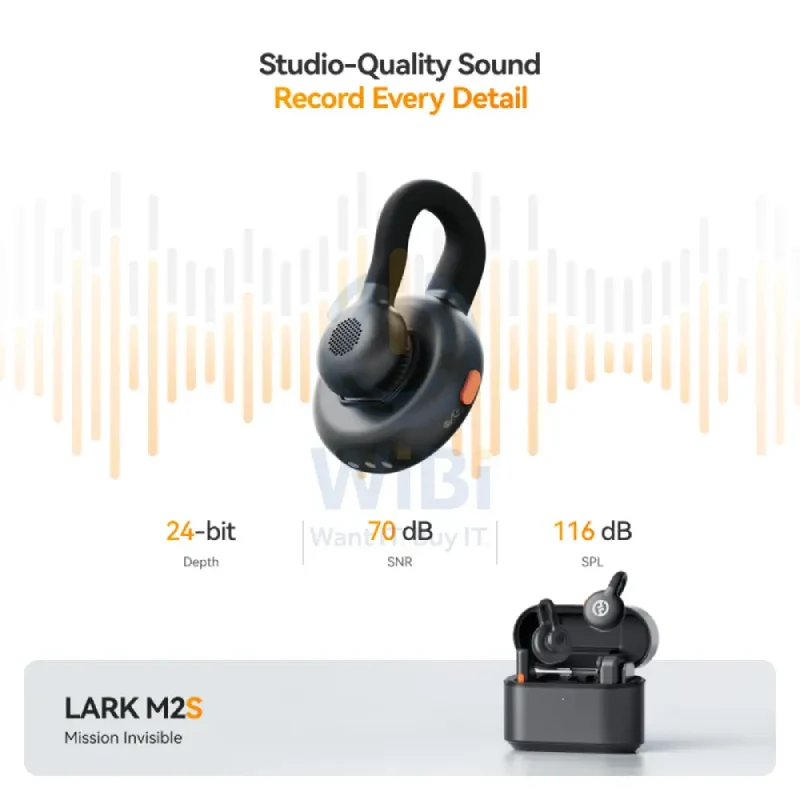 HOLLYLAND LARK M2S Combo (With Camera Rx + USB-C Rx + USB-C To Lightning Cable) - Space Gray